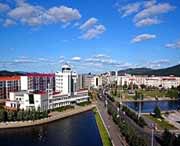 乌马河城市风景