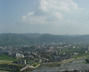 天柱城市风景