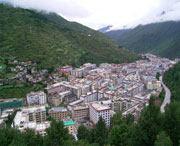 康定城市风景