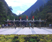 九寨沟城市风景
